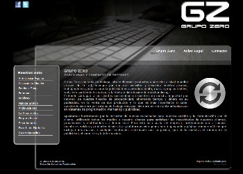 Diseño web de Grupo Zero